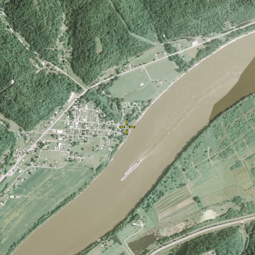 Aerial/Satellite Image of Simms Run, OH