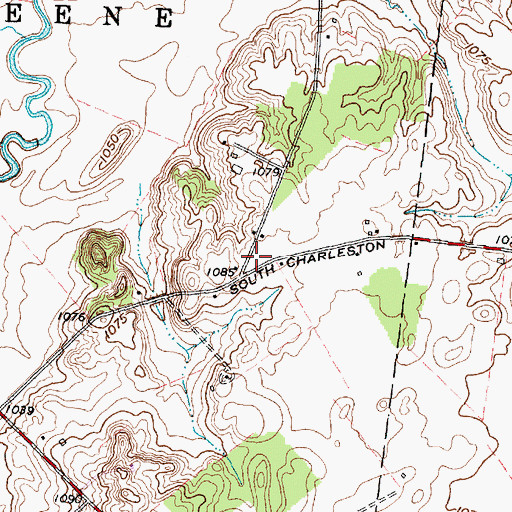 Topographic Map of Dublin School (historical), OH