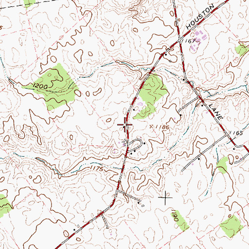 Topographic Map of Oakgrove School (historical), OH