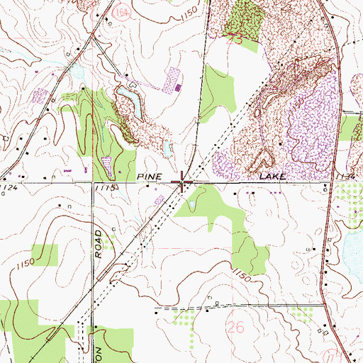 Topographic Map of Snyder (historical), OH