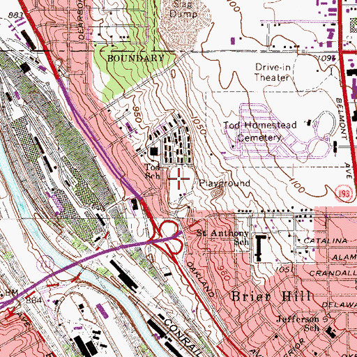 Topographic Map of Tod Field, OH