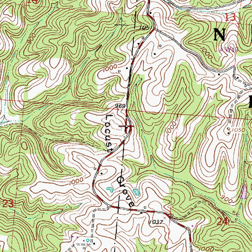 Topographic Map of Shively School (historical), OH