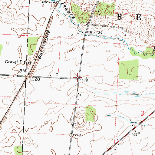 Topographic Map of School Number 6 (historical), OH
