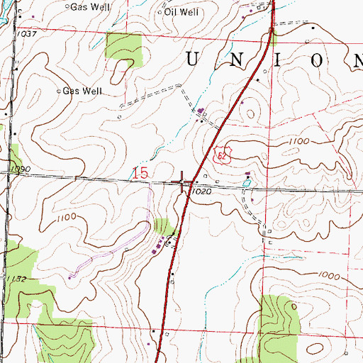 Topographic Map of School Number 3 (historical), OH