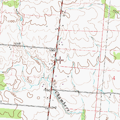 Topographic Map of Granville Road School (historical), OH