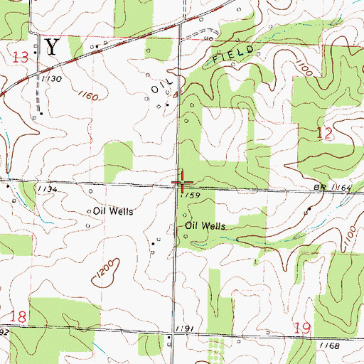 Topographic Map of Baird School (historical), OH