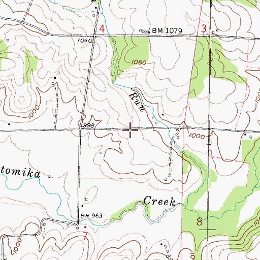 Topographic Map of Front Royal School (historical), OH