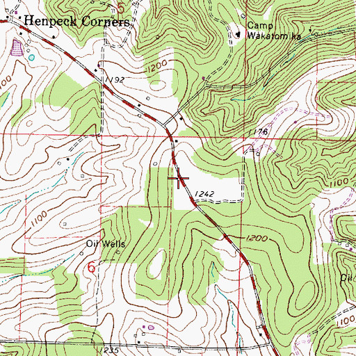 Topographic Map of Freedom School (historical), OH