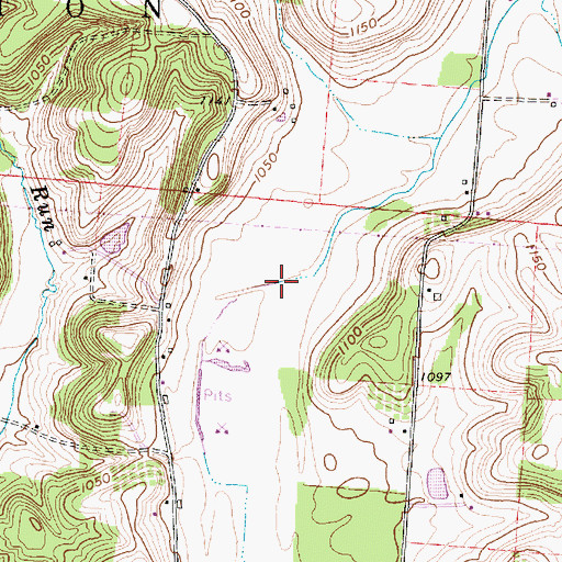 Topographic Map of Prairie Lake (historical), OH