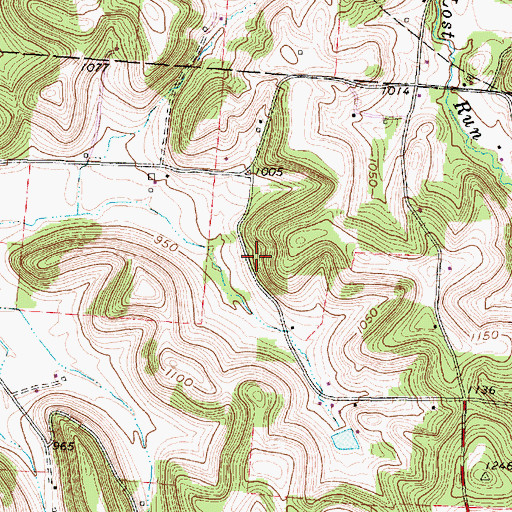 Topographic Map of Echo School (historical), OH