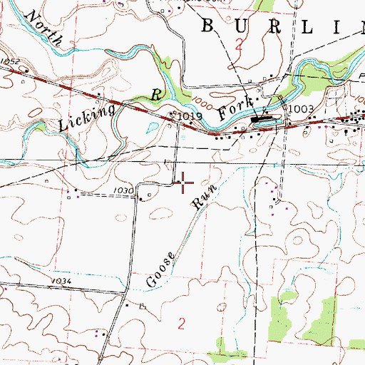 Topographic Map of Wright School (historical), OH