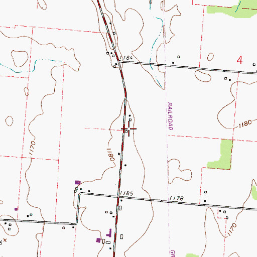 Topographic Map of Perfect School (historical), OH