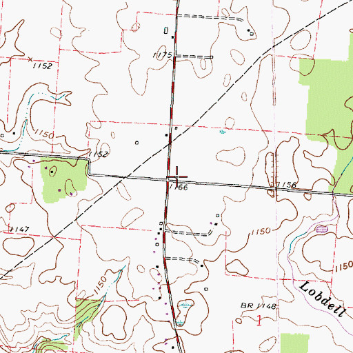 Topographic Map of Taylor School (historical), OH
