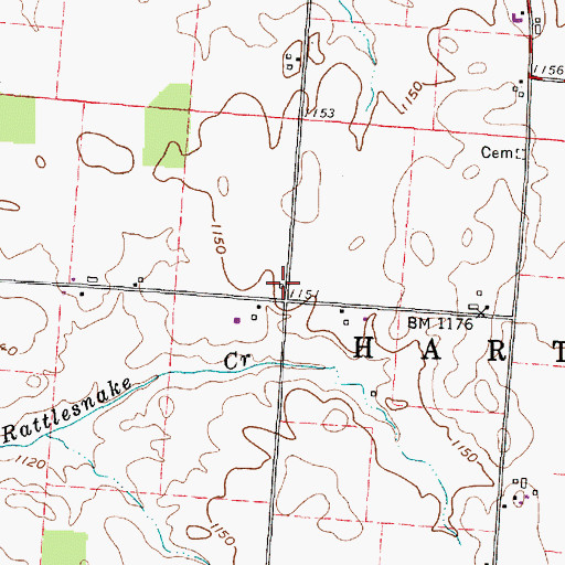 Topographic Map of Sinkey School (historical), OH