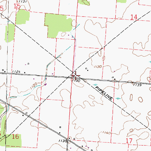 Topographic Map of Clark School (historical), OH