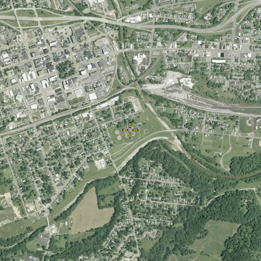Aerial/Satellite Image of Denman Park, OH