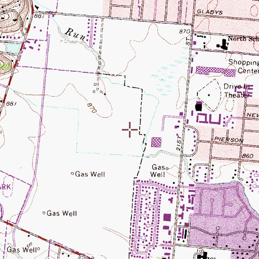 Topographic Map of Cherry Valley Prairie, OH