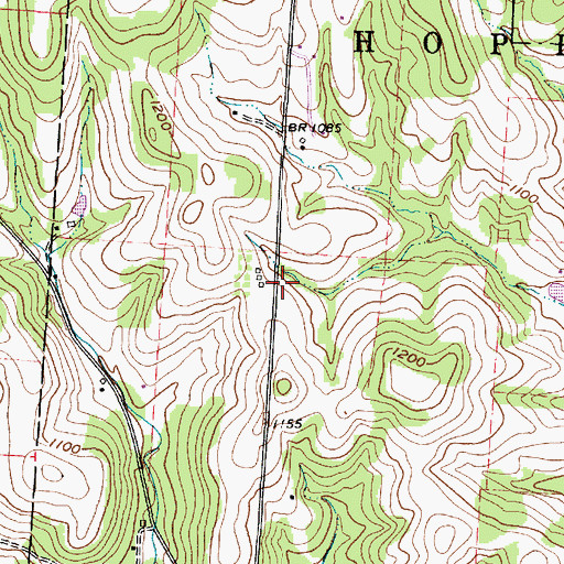 Topographic Map of Fairview School (historical), OH
