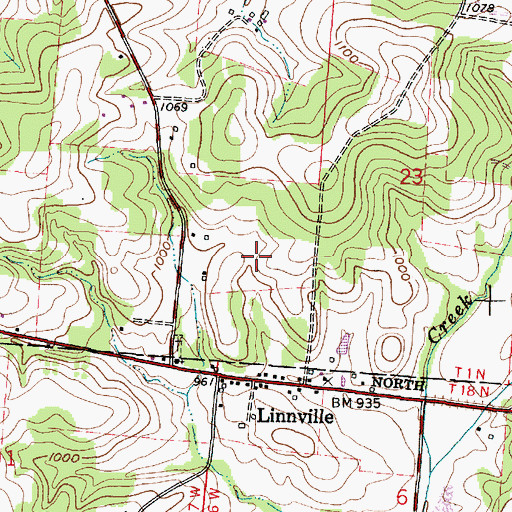 Topographic Map of Cold Spring Farm (historical), OH
