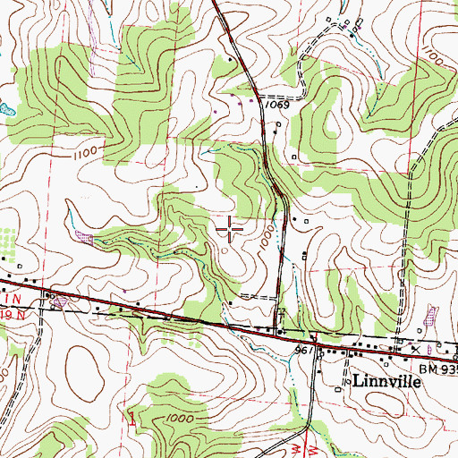 Topographic Map of Pike Farm (historical), OH