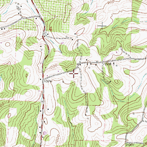 Topographic Map of Ridge School (historical), OH