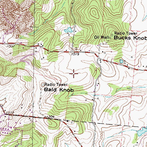 Topographic Map of Spring Valley Farm (historical), OH