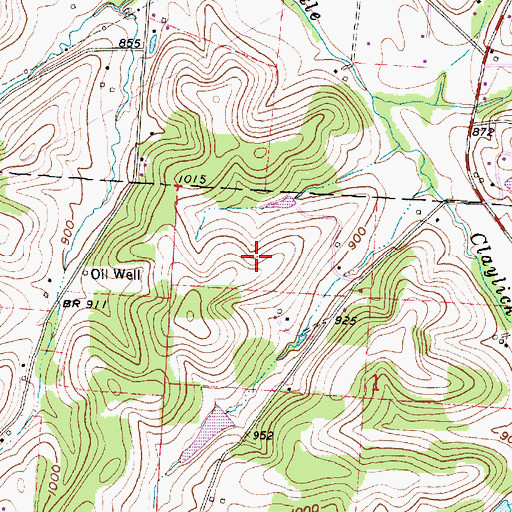 Topographic Map of Willow Spring Farm (historical), OH