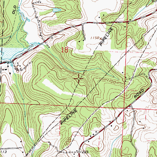 Topographic Map of North Union School (historical), OH