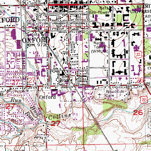 Topographic Map of Artz Park, OH