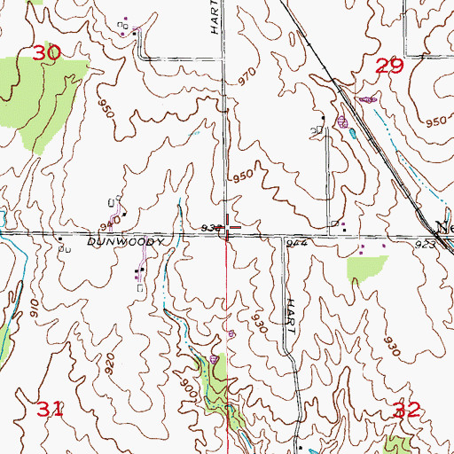 Topographic Map of School Number 9 (historical), OH