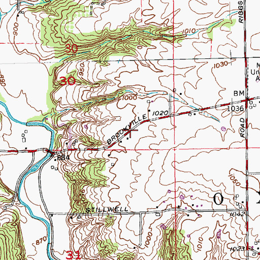 Topographic Map of School Number 6 (historical), OH