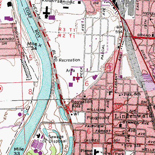 Topographic Map of Rentschler Library, OH