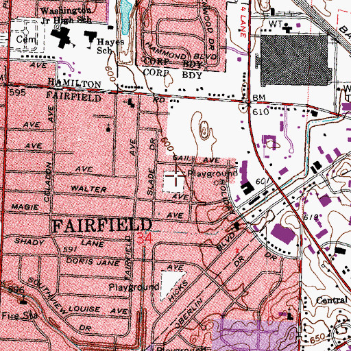 Topographic Map of Good Neighbors Park, OH