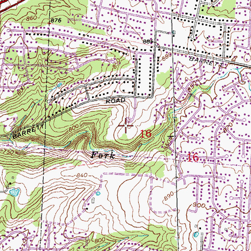 Topographic Map of Keehner Park, OH