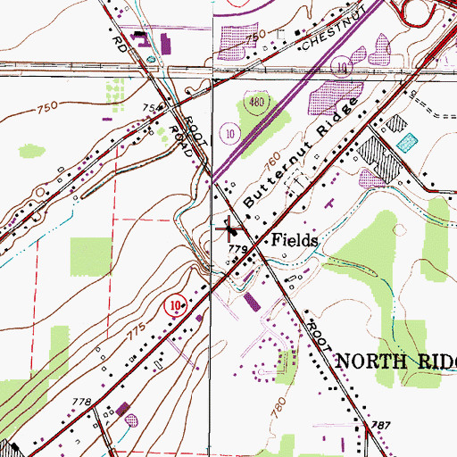 Topographic Map of Field-Sweet Elementary School, OH