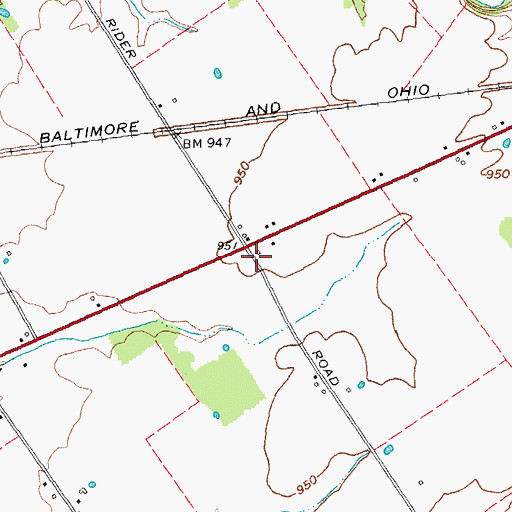 Topographic Map of Brimstone School (historical), OH
