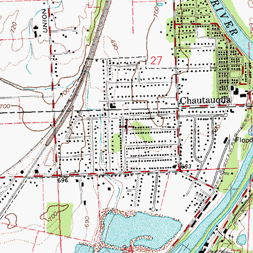 Topographic Map of Carlisle First Church of God, OH