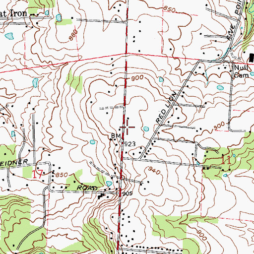 Topographic Map of School Number 6 (historical), OH