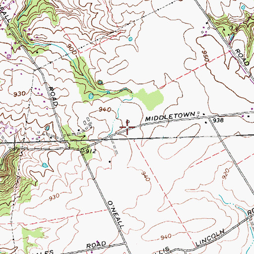 Topographic Map of School Number 10 (historical), OH