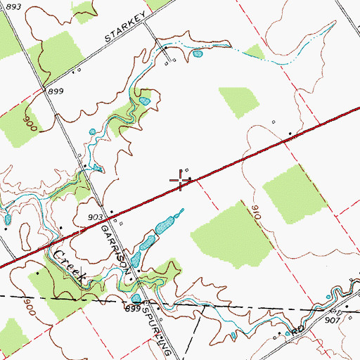 Topographic Map of Victor School (historical), OH
