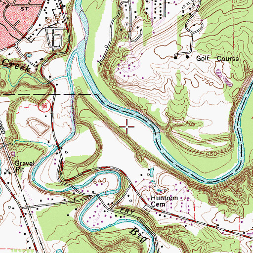 Topographic Map of Helen Hazen Wyman Metropolitan Park, OH