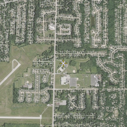 Aerial/Satellite Image of Bellflower Elementary School, OH