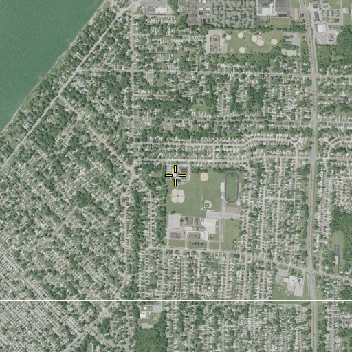 Aerial/Satellite Image of Memorial Junior High School, OH