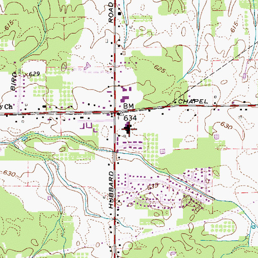 Topographic Map of Northeastern Ohio General Hospital (historical), OH