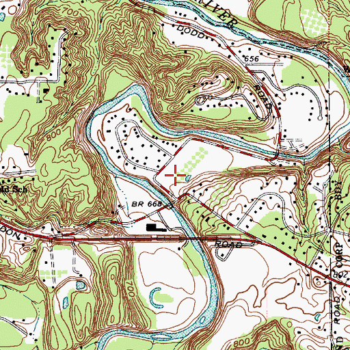 Topographic Map of Pleasant Valley, OH