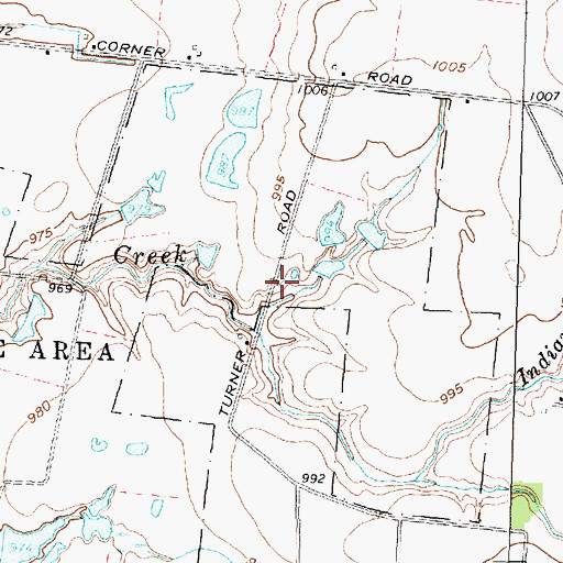 Topographic Map of Campbell School (historical), OH