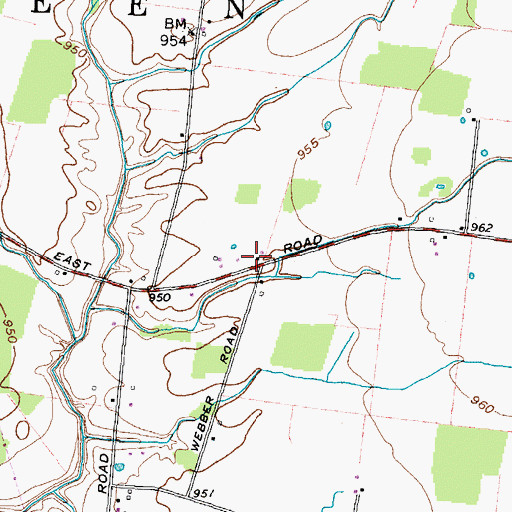Topographic Map of Columbia School (historical), OH