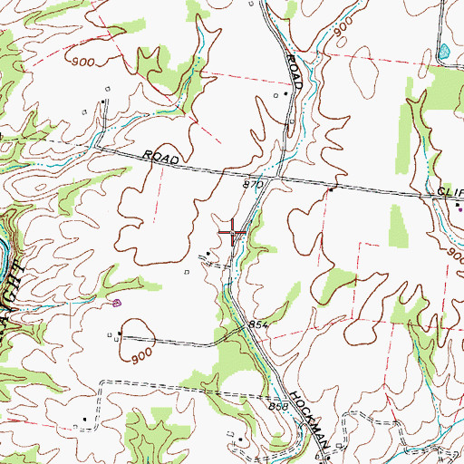 Topographic Map of Conn School (historical), OH