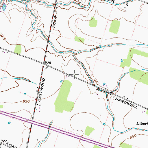 Topographic Map of Crane Run School (historical), OH