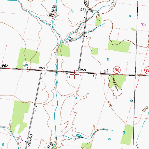 Topographic Map of Forest Grove School (historical), OH